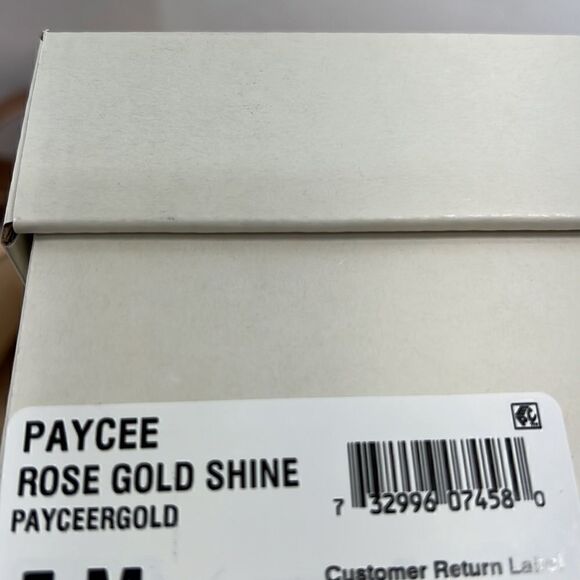 Style & Co Paycee Two-Piece Dress Sandals- Rose Gold Shine- Various Sizes - Picture 7 of 7